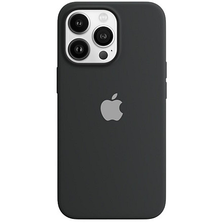 Etui silikonowe na iPhone'a 14 Pro Max czarne - 1