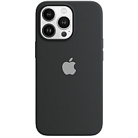 Etui silikonowe na iPhone'a 15 Pro Max czarne