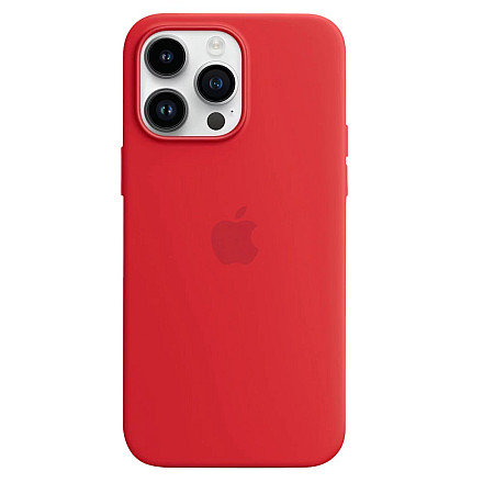 Etui silikonowe na iPhone'a 15 pro czerwone - 1