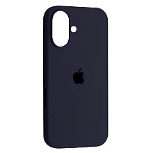  Etui silikonowe na iPhone'a 16 Ciemnoniebieskie