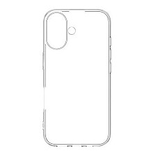 Ultracienkie silikonowe etui na iPhone'a 16