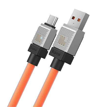 Кабель Baseus CoolPlay USB - USB-C 2m 100W Помранчевий - 2