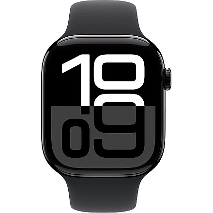 APPLE Watch Series 10 GPS, 42mm Onyks Aluminium Koperta, Sport Band Sportowy Pasek Black Czarny - S/M  - 2