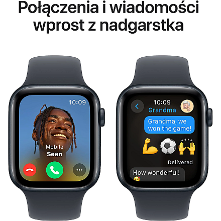 APPLE Watch SE 2024 GPS, 44 мм Північний алюмінієвий корпус, спортивний ремінець Midnight – M/L - 4