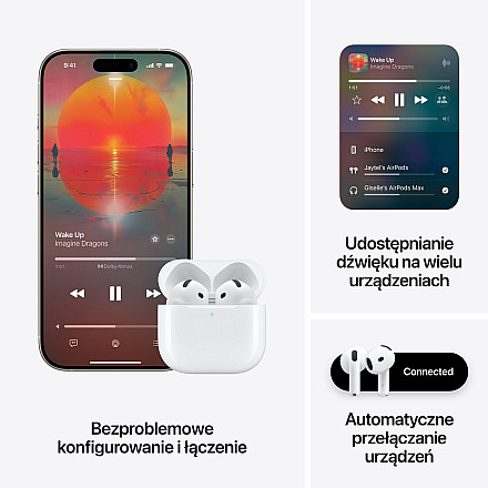 Słuchawki douszne APPLE AirPods 4 ANC - 7