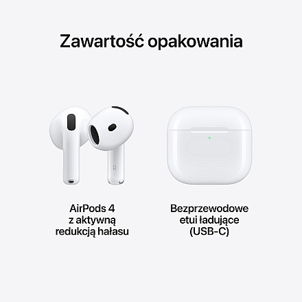 Słuchawki douszne APPLE AirPods 4 ANC - 8