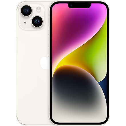 Смартфон APPLE iPhone 14 6.1" 128GB Starlight – Білий - 1