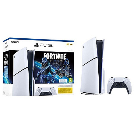 Konsola Sony PlayStation 5 Slim 1TB + Fortnite Cobalt - 1