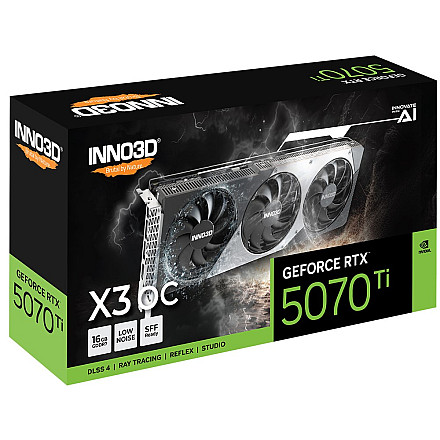 Karta Graficzna INNO3D GeForce RTX 5070 Ti X3 OC 16GB GDDR7 256-bit HDMI 3x DP - 1