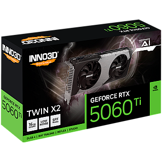 Karta Graficzna INNO3D GeForce RTX 5060 Ti Twin X2 16GB GDDR7 128-bit HDMI 3x DP