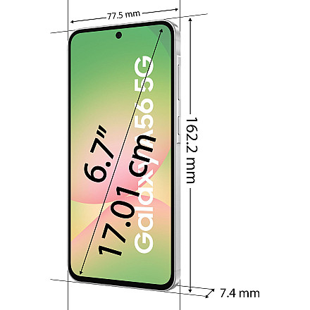 Smartfon SAMSUNG Galaxy A56 8/128GB 6,7" 120Hz 5G 50Mpix Zielony - Olive - 3