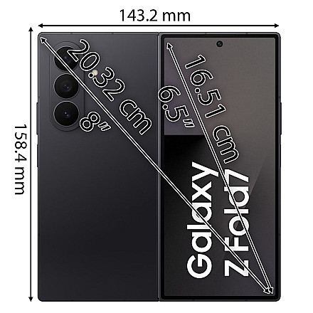 Smartfon SAMSUNG Galaxy Z Fold 7 5G 12/512GB 8" 120Hz Czarny SM-F966 - 5