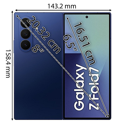 Smartfon SAMSUNG Galaxy Z Fold 7 5G 12/512GB 8" 120Hz Granatowy SM-F966 - 5