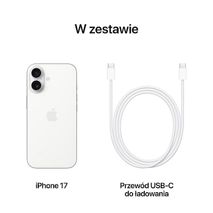 Смартфон APPLE iPhone 17 5G 512GB 6.3" 120Hz White Білий - 8