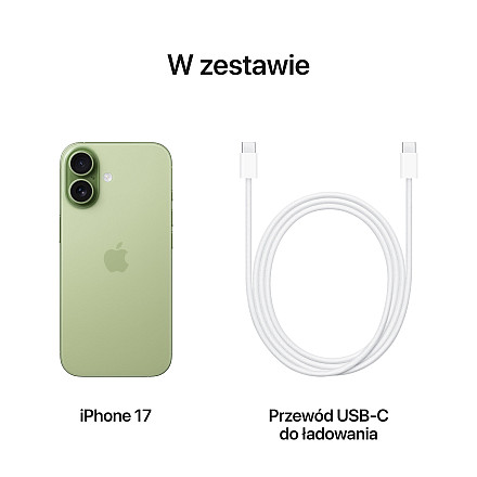 Смартфон APPLE iPhone 17 5G 512GB 6.3" 120Hz Зелений Sage - 8