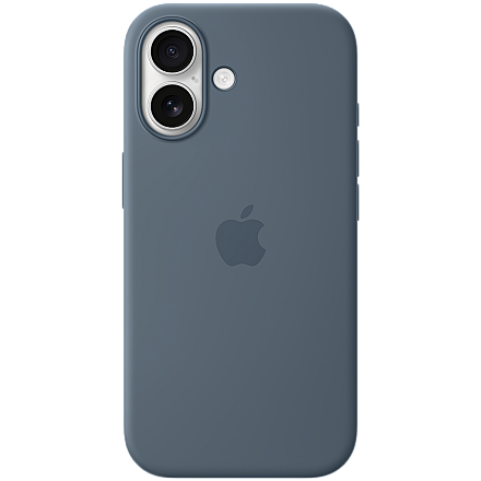 Etui Plecki Silikonowe Apple do iPhone 17 z MagSafe Anchor Blue Marynarski Granat Oryginał - 1