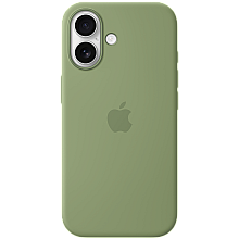 Etui Plecki Silikonowe Apple do iPhone 17 z MagSafe Light Moss Jasny Mech Oryginał