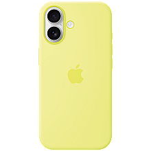 Etui Plecki Silikonowe Apple do iPhone 17 z MagSafe Neon Yellow Neonowy Żółty Oryginał