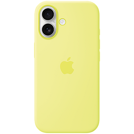 Etui Plecki Silikonowe Apple do iPhone 17 z MagSafe Neon Yellow Neonowy Żółty Oryginał - 1