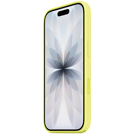 Etui Plecki Silikonowe Apple do iPhone 17 z MagSafe Neon Yellow Neonowy Żółty Oryginał - 2