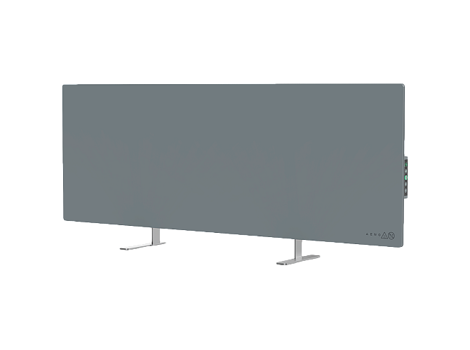 Grzejnik Elektryczny AENO GH5S Energooszczędny Premium Eko Smart 700W Aplikacja + Przyciski Szary