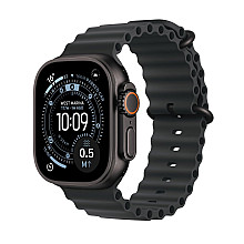Apple Watch Ultra 3, GPS + Cellular 49mm Tytan Black Czarny Koperta, Pasek Ocean Band Black Czarny