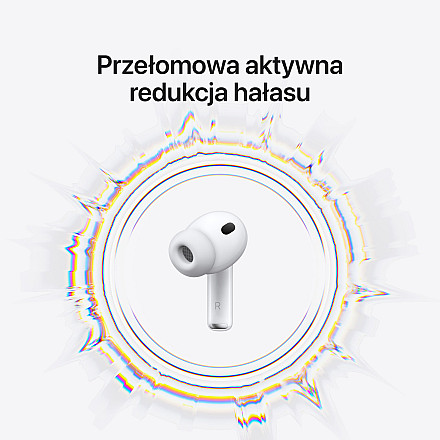 Słuchawki dokanałowe APPLE AirPods Pro 3 ANC Biały - 2