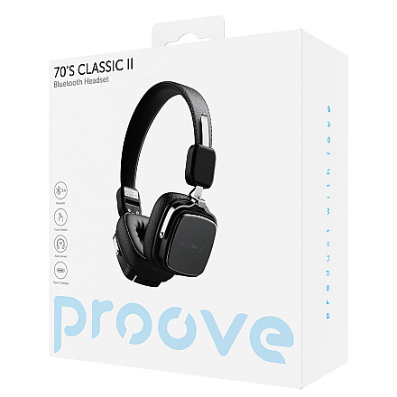 Słuchawki bezprzewodowe Proove 70's Classic II Black - 3