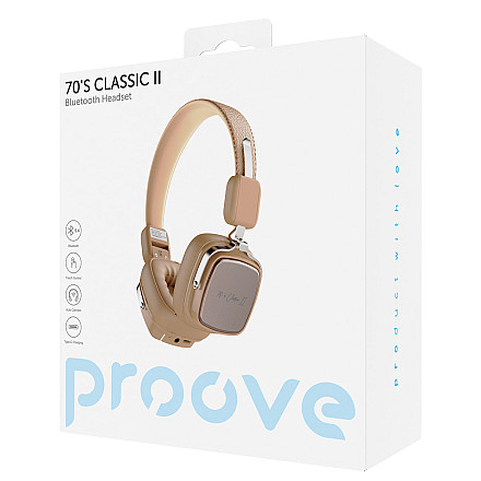 Słuchawki Bezprzewodowe Retro Nauszne Bluetooth 70'Classic II Proove - 3