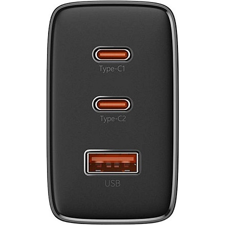 Ładowarka sieciowa BASEUS GaN5 Cube Pro Fast Charger 65W 2xC+U Black EU  - 3