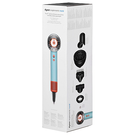 Suszarka do włosów Dyson Supersonic Nural HD16 1600W Niebieski Pomarańczowy - Patina Ceramic Blue - 16