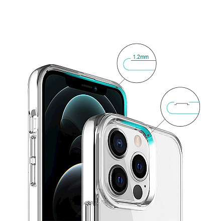 Etui Hybrid Crystal do iPhone 15 Pro Max 6,7" Transparentny - 7