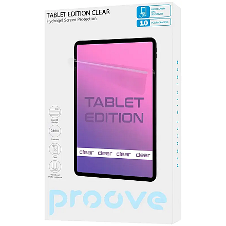 Folia hydrożelowa do wszystkich modeli tabletów – Proove Tablet Edition Clear 0,16 mm - 1