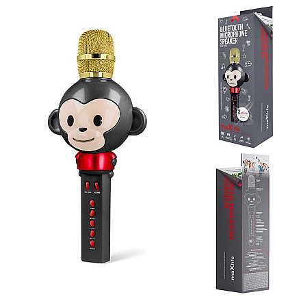 Maxlife mikrofon z głośnikiem Bluetooth Animal MX-100 czarny - 5