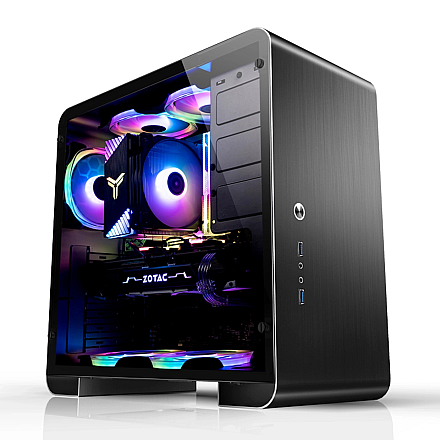 Obudowa JONSBO U4 PLUS Aluminium Black - 2