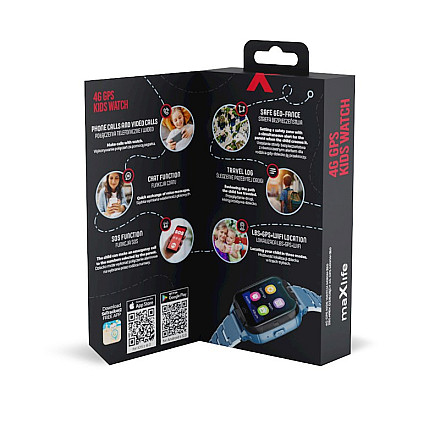 Smartwatch Maxlife 4G MXKW-350 GPS WiFi Niebieski - 11