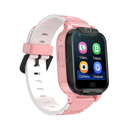 Smartwatch Maxlife 4G MXKW-350 GPS WiFi Różowy  - 2
