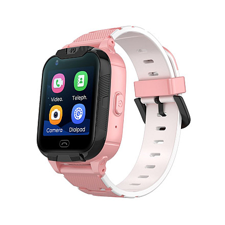Smartwatch Maxlife 4G MXKW-350 GPS WiFi Różowy  - 3