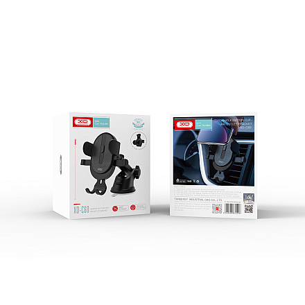 Uchwyt samochodowy na telefon XO na szybę do kratki 2w1 C60 - 7