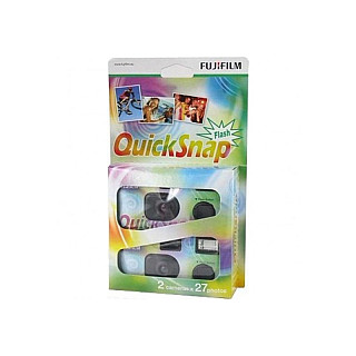 Fujifilm | 7130786 QuickSnap 400 Jednorazowy aparat fotograficzny z lampą błyskową (opakowanie 2 szt.)