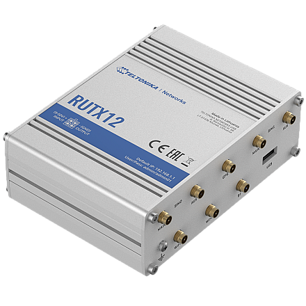 Маршрутизатор Dual LTE Cat 6 RUTX12 802.11ac 867 Мбіт/с - 2