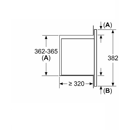 Bosch | Kuchenka mikrofalowa | BFL523MB3 | Do zabudowy | 800 W | чорна - 4