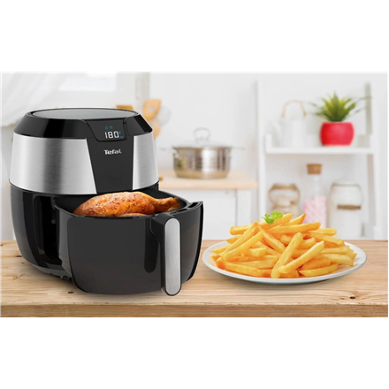 Tefal EY701D15 Easy Fry XXL Air Fryer, 1700W, 5.6L, Black/Silver - 2
