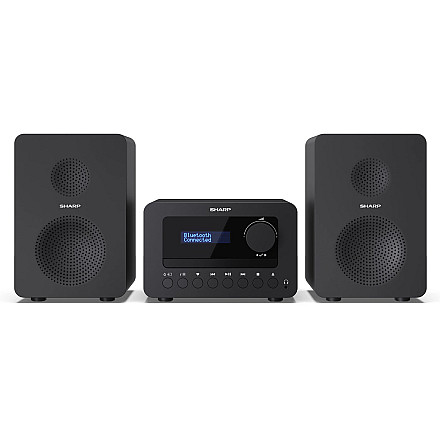 Sharp XL-B520D(BK) Tokyo Hi-Fi Micro System 2.0, FM/DAB/DAB+/USB, CD, Bluetooth 5.0, Aux-in, чорний - 3