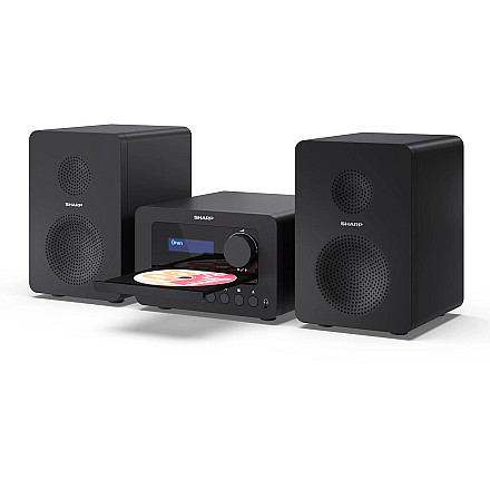 Sharp XL-B520D(BK) Tokyo Hi-Fi Micro System 2.0, FM/DAB/DAB+/USB, CD, Bluetooth 5.0, Aux-in, чорний - 4