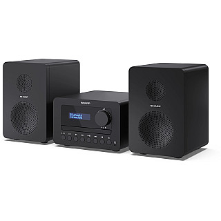 Sharp XL-B520D(BK) Tokyo Hi-Fi Micro System 2.0, FM/DAB/DAB+/USB, CD, Bluetooth 5.0, Aux-in, чорний