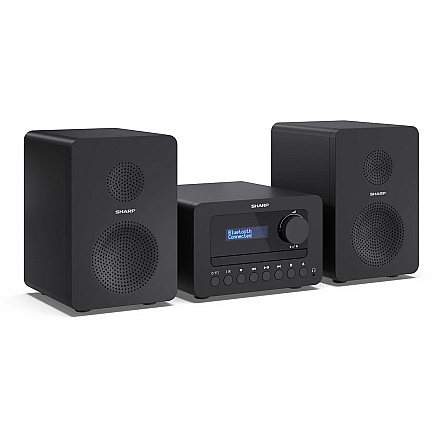 Sharp XL-B520D(BK) Tokyo Hi-Fi Micro System 2.0, FM/DAB/DAB+/USB, CD, Bluetooth 5.0, Aux-in, чорний - 2