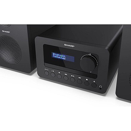 Sharp XL-B520D(BK) Tokyo Hi-Fi Micro System 2.0, FM/DAB/DAB+/USB, CD, Bluetooth 5.0, Aux-in, чорний - 7