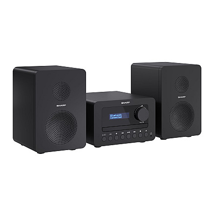 Sharp XL-B520D(BK) Tokyo Hi-Fi Micro System 2.0, FM/DAB/DAB+/USB, CD, Bluetooth 5.0, Aux-in, чорний - 14