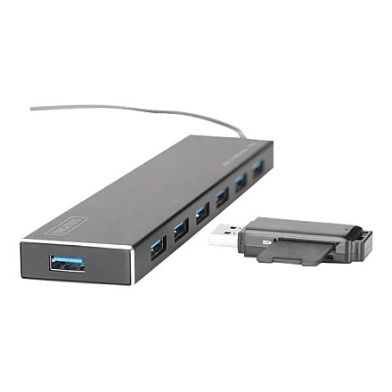 Digitus | DA-70241-1 | Koncentrator USB - 6
